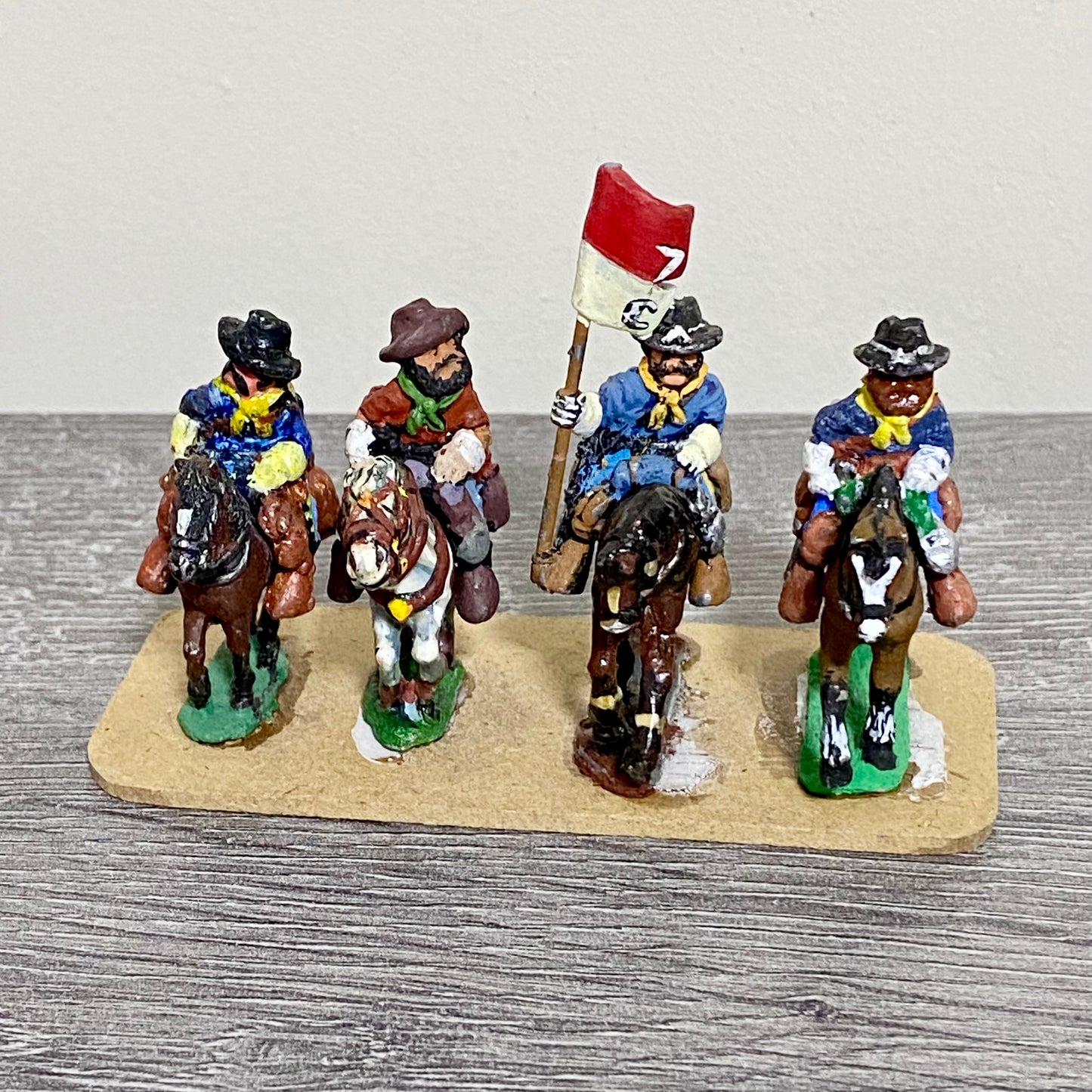 28mm ACW American US Cavalry Mounted Painted Metal Miniatures Civil Wargames #12