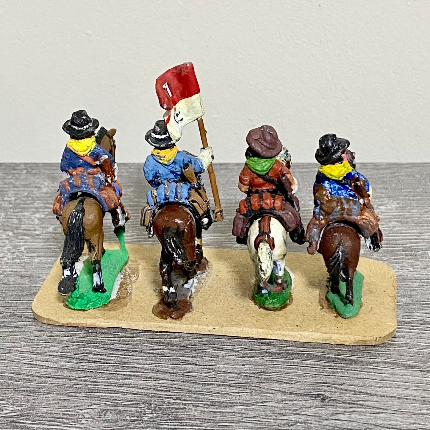 28mm ACW American US Cavalry Mounted Painted Metal Miniatures Civil Wargames #12