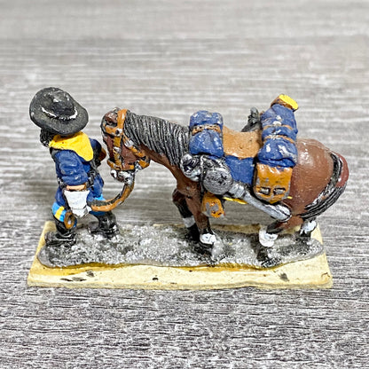 28mm ACW American US Cavalry Fig & Horse Painted Metal Miniatures Wargames #2