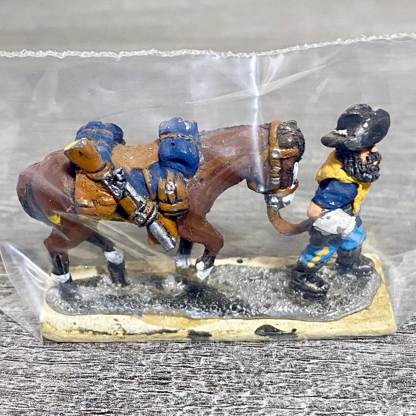 28mm ACW American US Cavalry Fig & Horse Painted Metal Miniatures Wargames #2