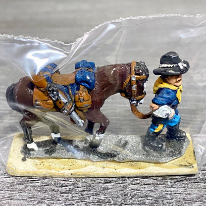 28mm ACW American US Cavalry Fig & Horse Painted Metal Miniatures Wargames #3
