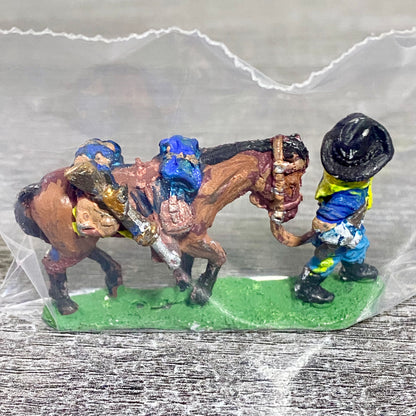 28mm ACW American US Cavalry Fig & Horse Painted Metal Miniatures Wargames #4