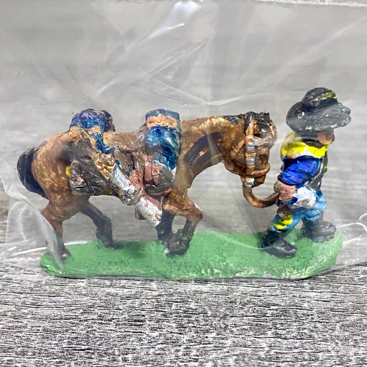28mm ACW American US Cavalry Fig & Horse Painted Metal Miniatures Wargames #8