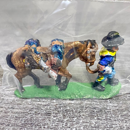 28mm ACW American US Cavalry Fig & Horse Painted Metal Miniatures Wargames #8