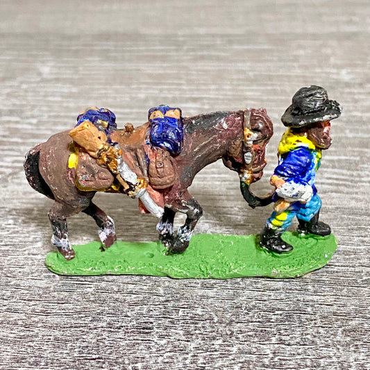 28mm ACW American US Cavalry Fig & Horse Painted Metal Miniatures Wargames #9
