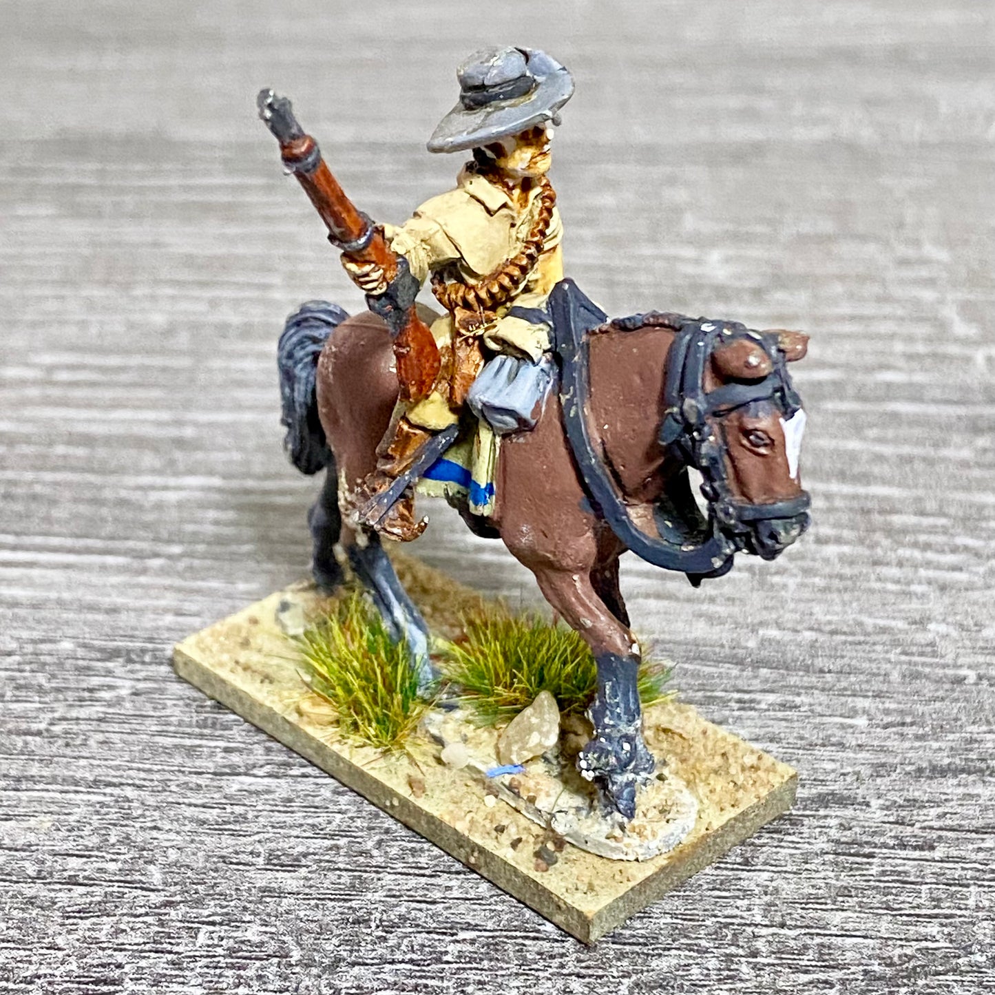 28mm British Frontier Light Horse Fig Painted Metal Miniatures Zulu Wargames #1