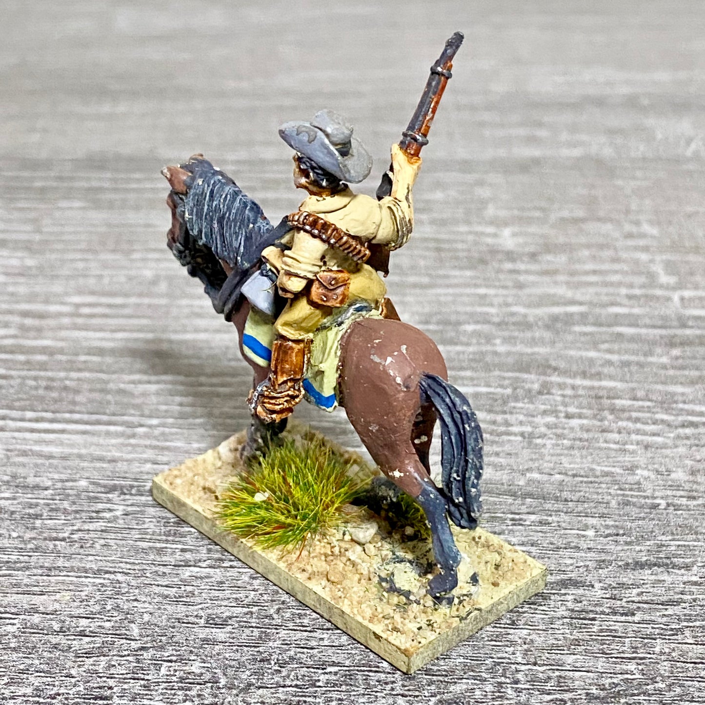 28mm British Frontier Light Horse Fig Painted Metal Miniatures Zulu Wargames #1