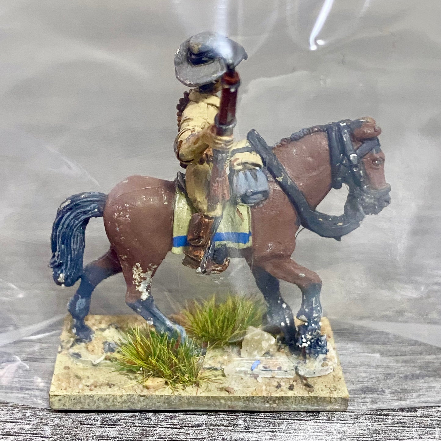28mm British Frontier Light Horse Fig Painted Metal Miniatures Zulu Wargames #1