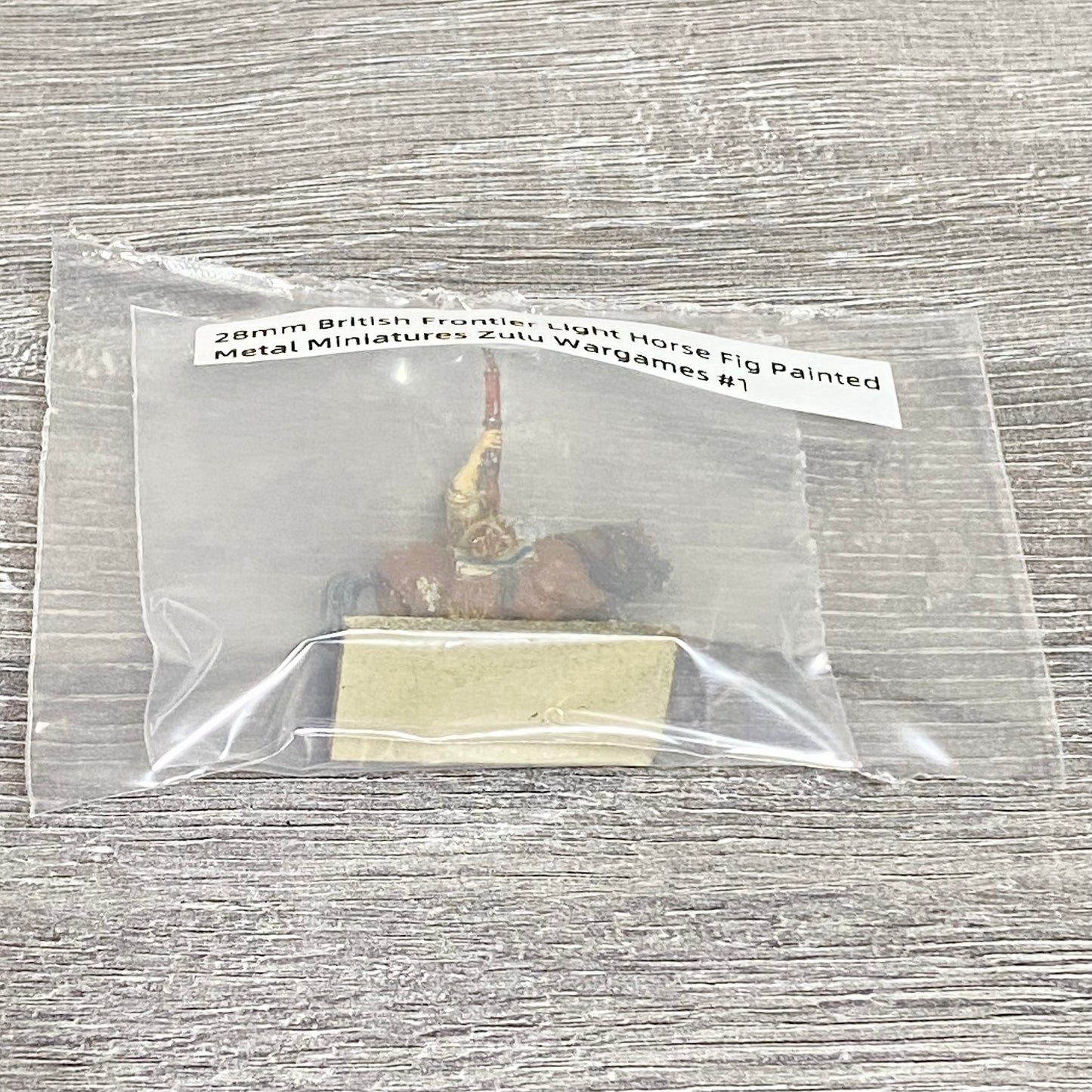 28mm British Frontier Light Horse Fig Painted Metal Miniatures Zulu Wargames #1