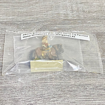 28mm British Frontier Light Horse Fig Painted Metal Miniatures Zulu Wargames #2