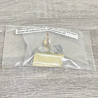 28mm British Frontier Light Horse Fig Painted Metal Miniatures Zulu Wargames #3