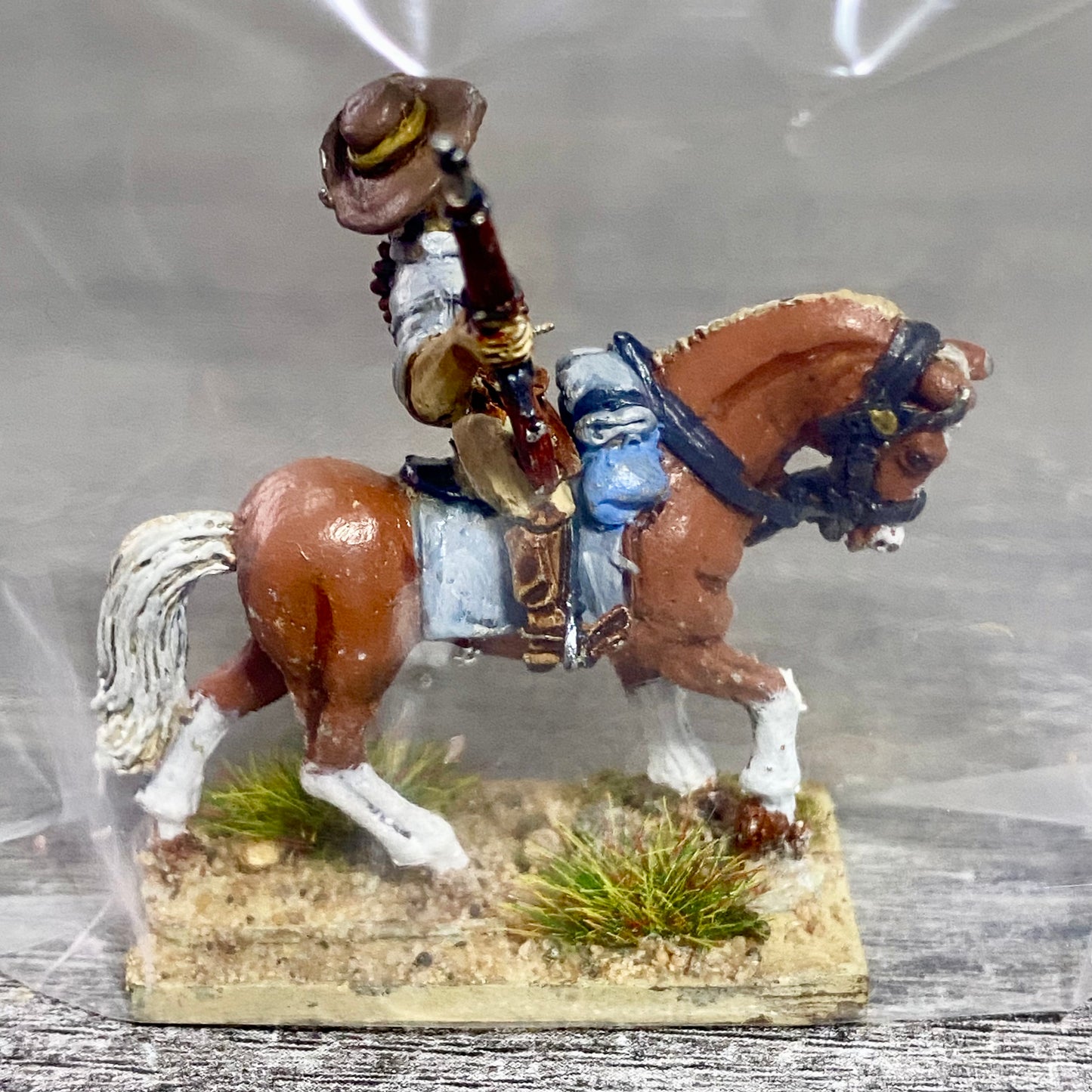 28mm British Frontier Light Horse Fig Painted Metal Miniatures Zulu Wargames #5