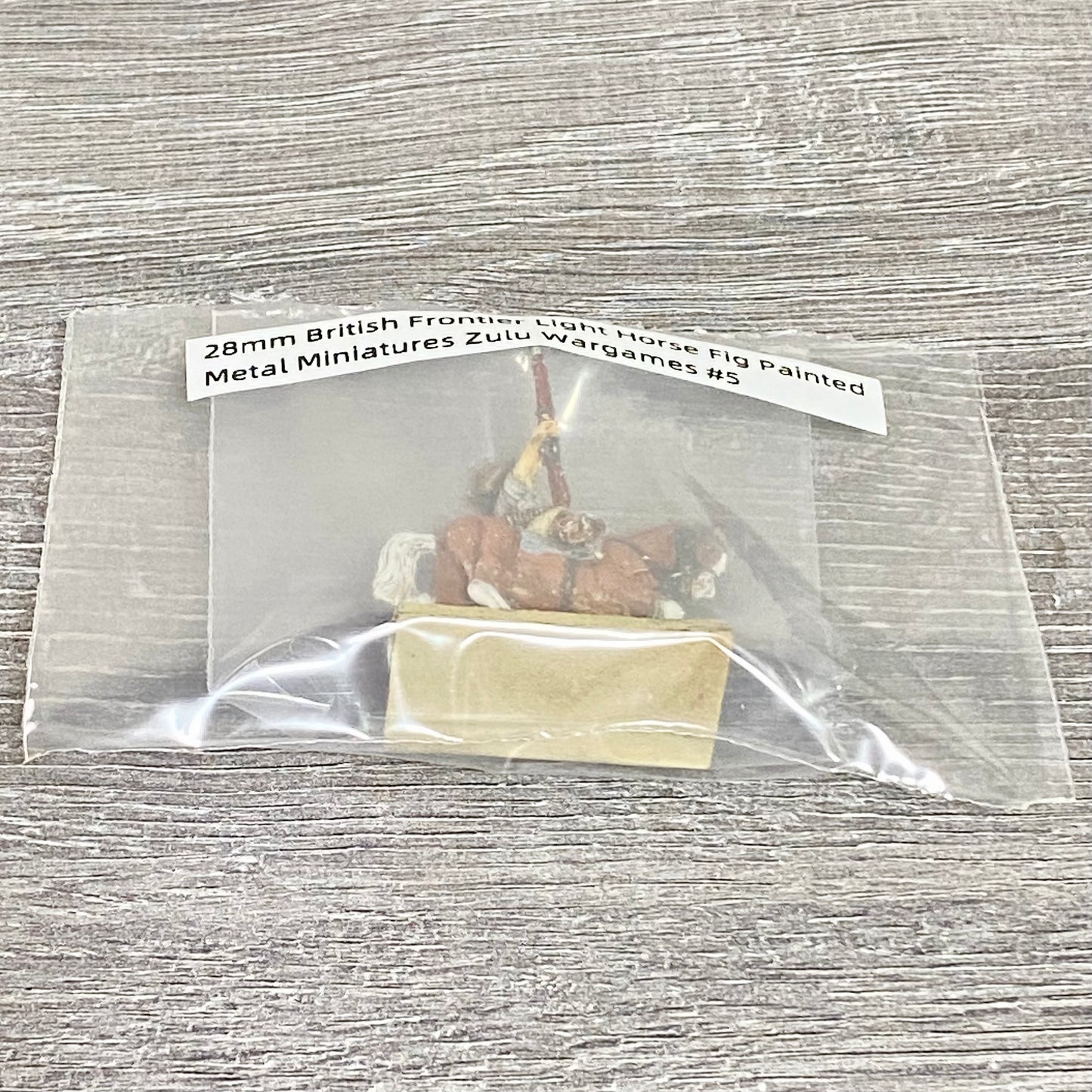 28mm British Frontier Light Horse Fig Painted Metal Miniatures Zulu Wargames #5