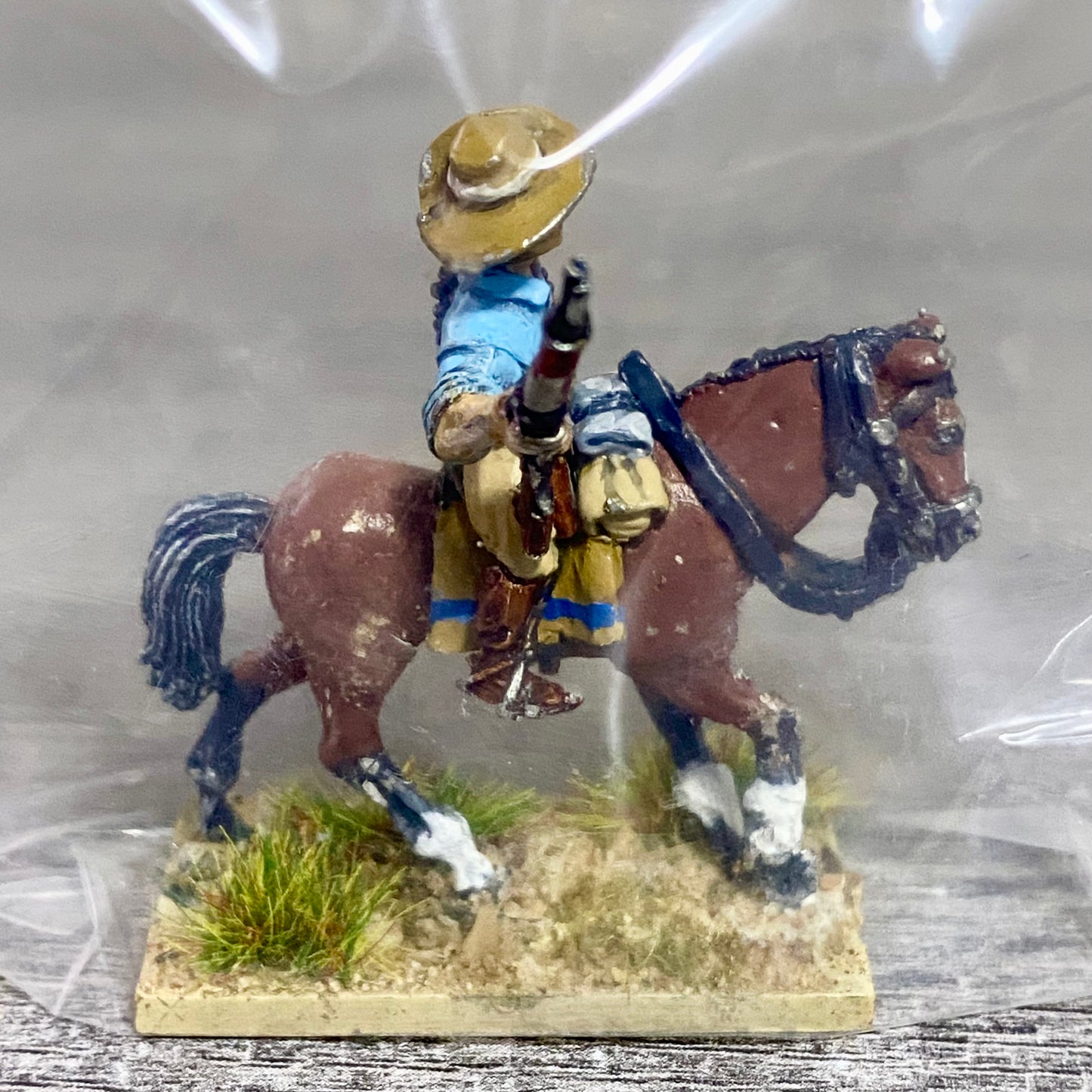 28mm British Frontier Light Horse Fig Painted Metal Miniatures Zulu Wargames #8