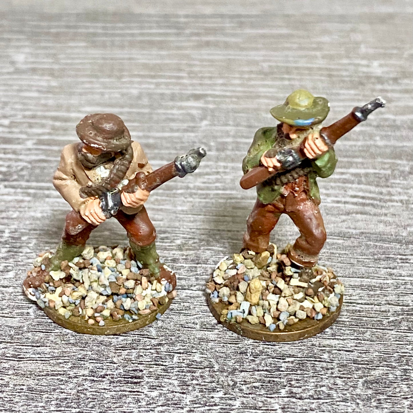 2x 28mm British Frontier Light Figures Painted Metal Miniatures Zulu Wargames #9