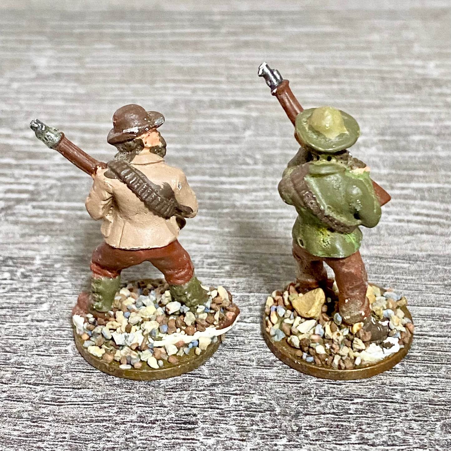 2x 28mm British Frontier Light Figures Painted Metal Miniatures Zulu Wargames #9