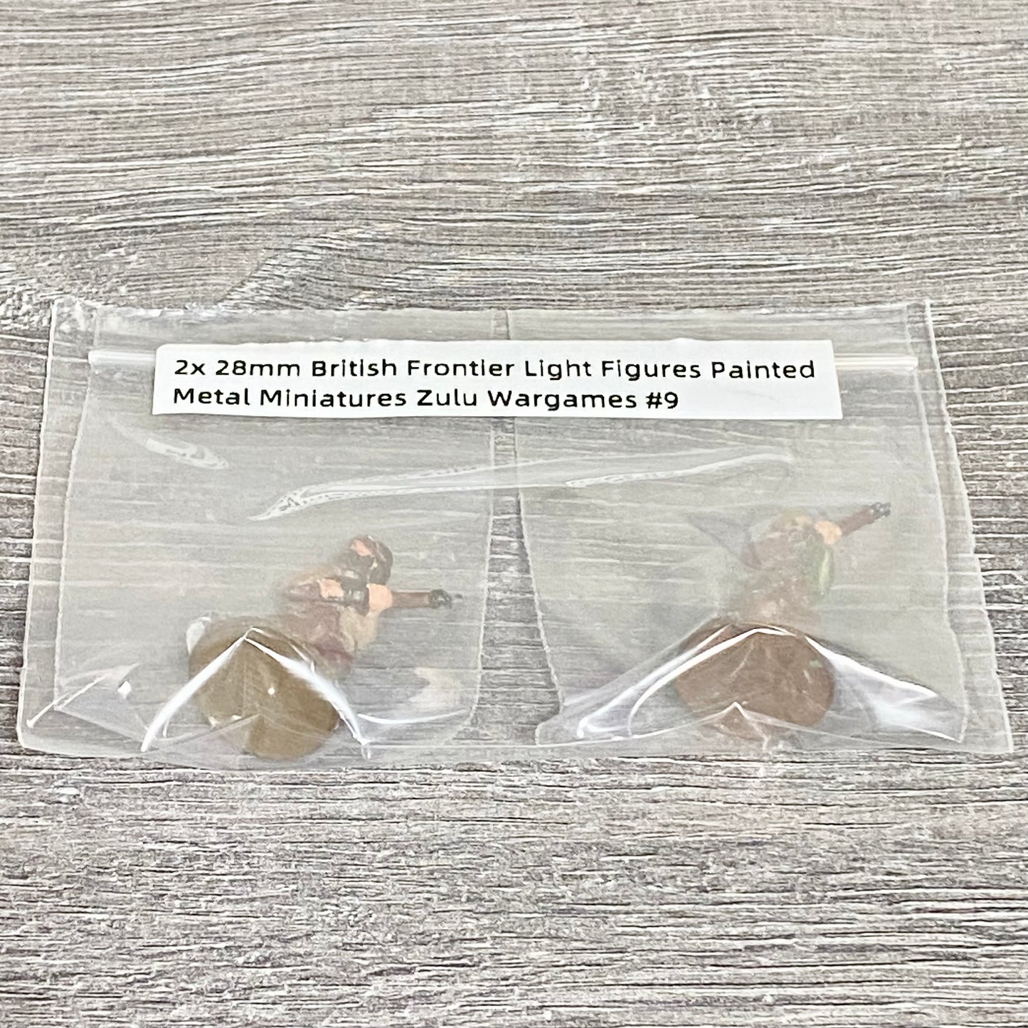 2x 28mm British Frontier Light Figures Painted Metal Miniatures Zulu Wargames #9