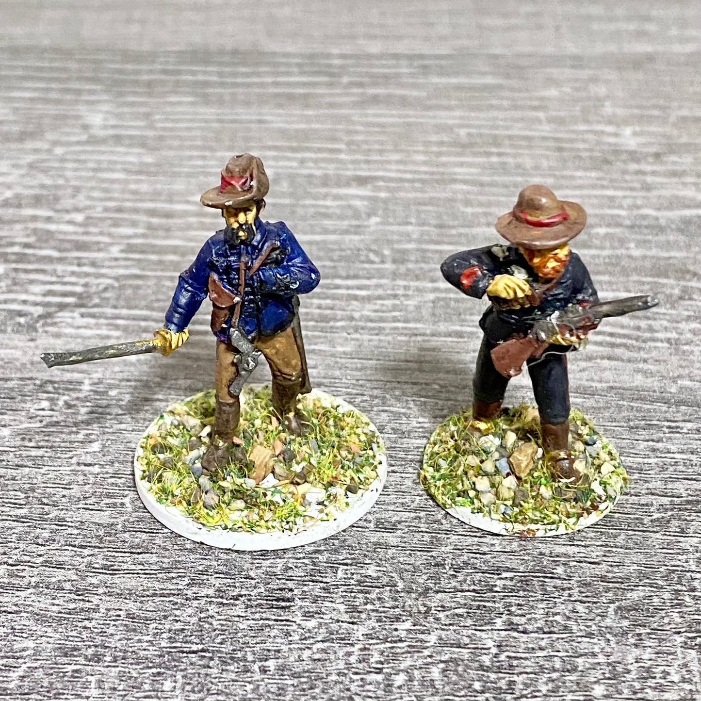 2x 28mm British Frontier Light Figure Painted Metal Miniatures Zulu Wargames #13