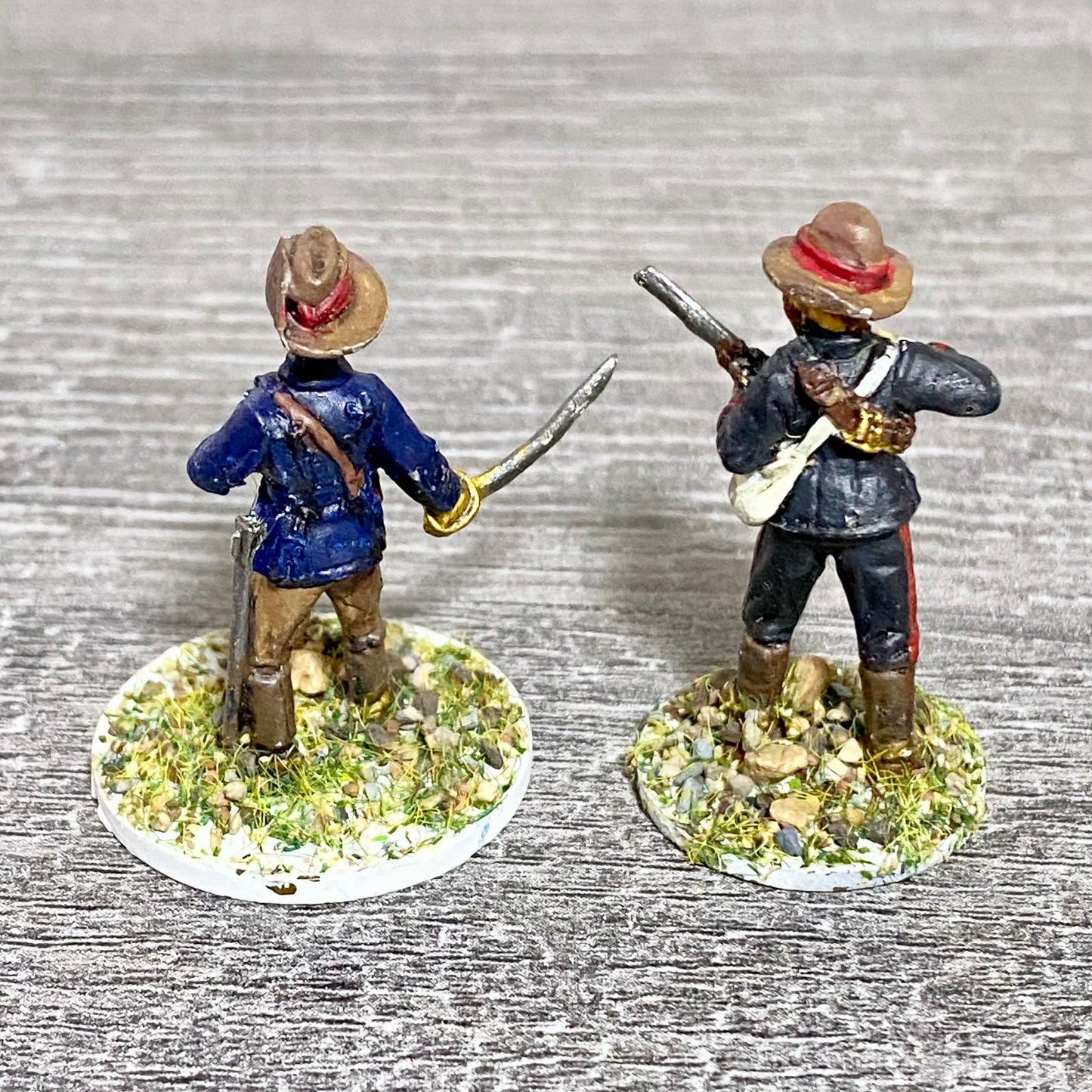 2x 28mm British Frontier Light Figure Painted Metal Miniatures Zulu Wargames #13