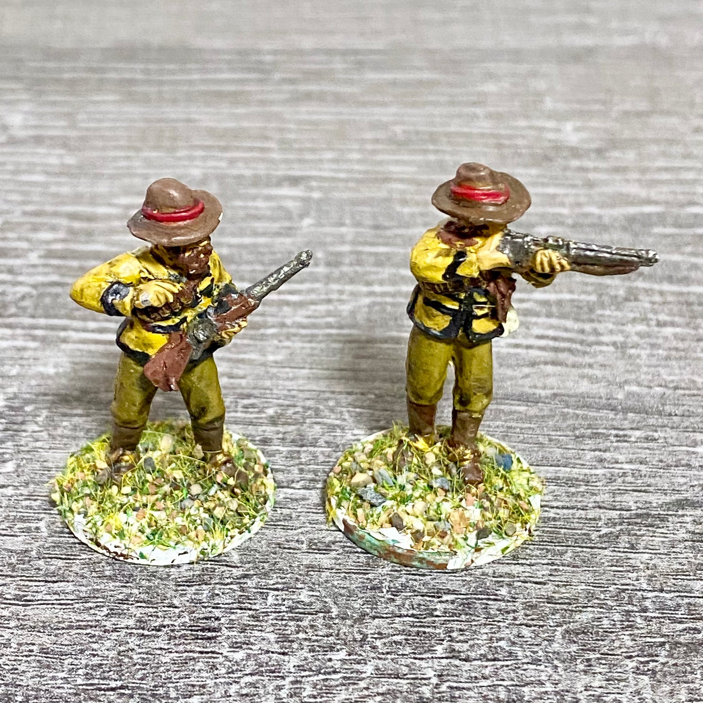 2x 28mm British Frontier Light Figure Painted Metal Miniatures Zulu Wargames #16