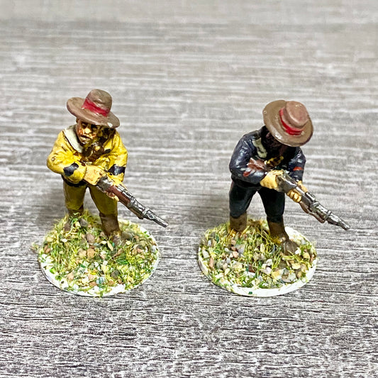 2x 28mm British Frontier Light Figure Painted Metal Miniatures Zulu Wargames #17