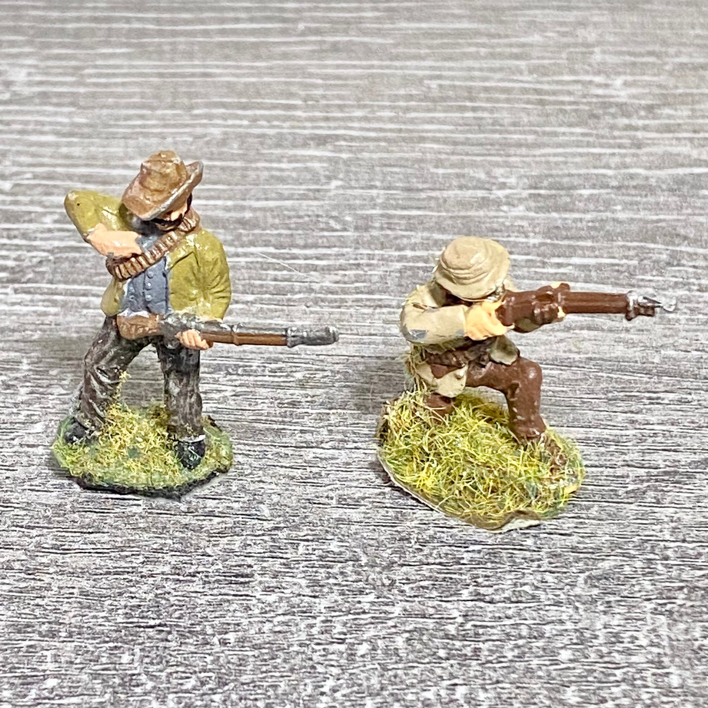 2x 28mm British Frontier Light Figure Painted Metal Miniatures Zulu Wargames #19