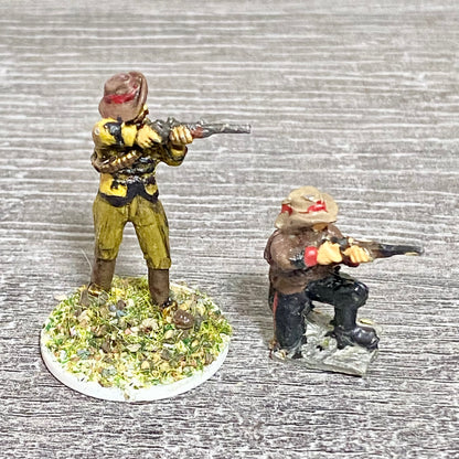 2x 28mm British Frontier Light Figure Painted Metal Miniatures Zulu Wargames #20