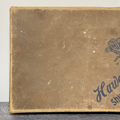 Vintage Hawes & Curtis Ltd London Empty Brown Box Shirtmakers Memorabilia Rare