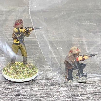 2x 28mm British Frontier Light Figure Painted Metal Miniatures Zulu Wargames #20