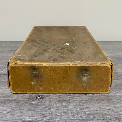 Vintage Hawes & Curtis Ltd London Empty Brown Box Shirtmakers Memorabilia Rare