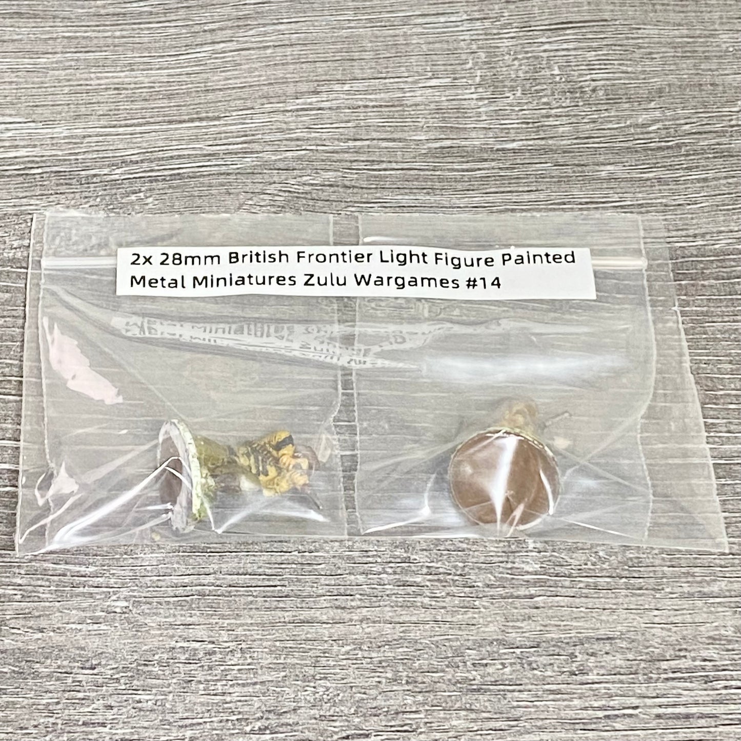 2x 28mm British Frontier Light Figure Painted Metal Miniatures Zulu Wargames #14