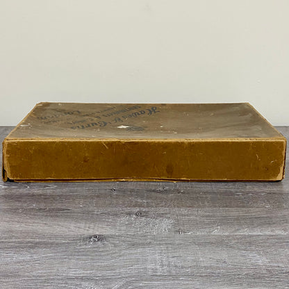 Vintage Hawes & Curtis Ltd London Empty Brown Box Shirtmakers Memorabilia Rare