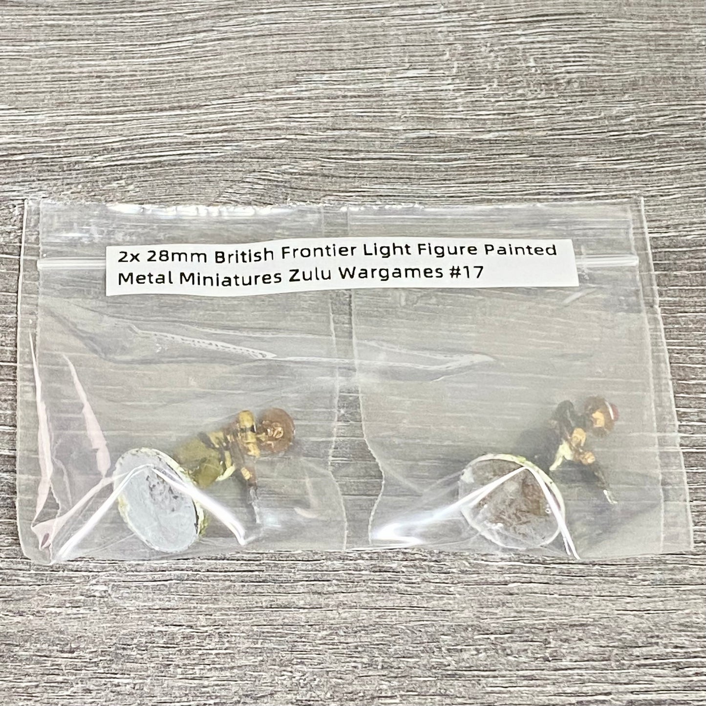 2x 28mm British Frontier Light Figure Painted Metal Miniatures Zulu Wargames #17