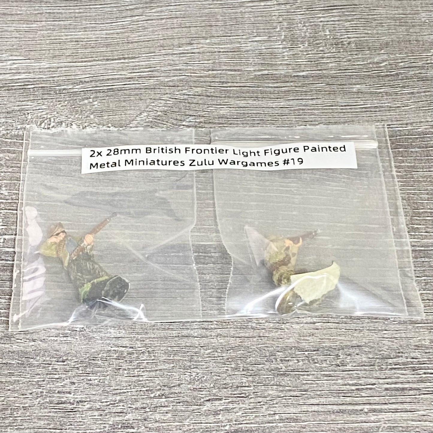 2x 28mm British Frontier Light Figure Painted Metal Miniatures Zulu Wargames #19
