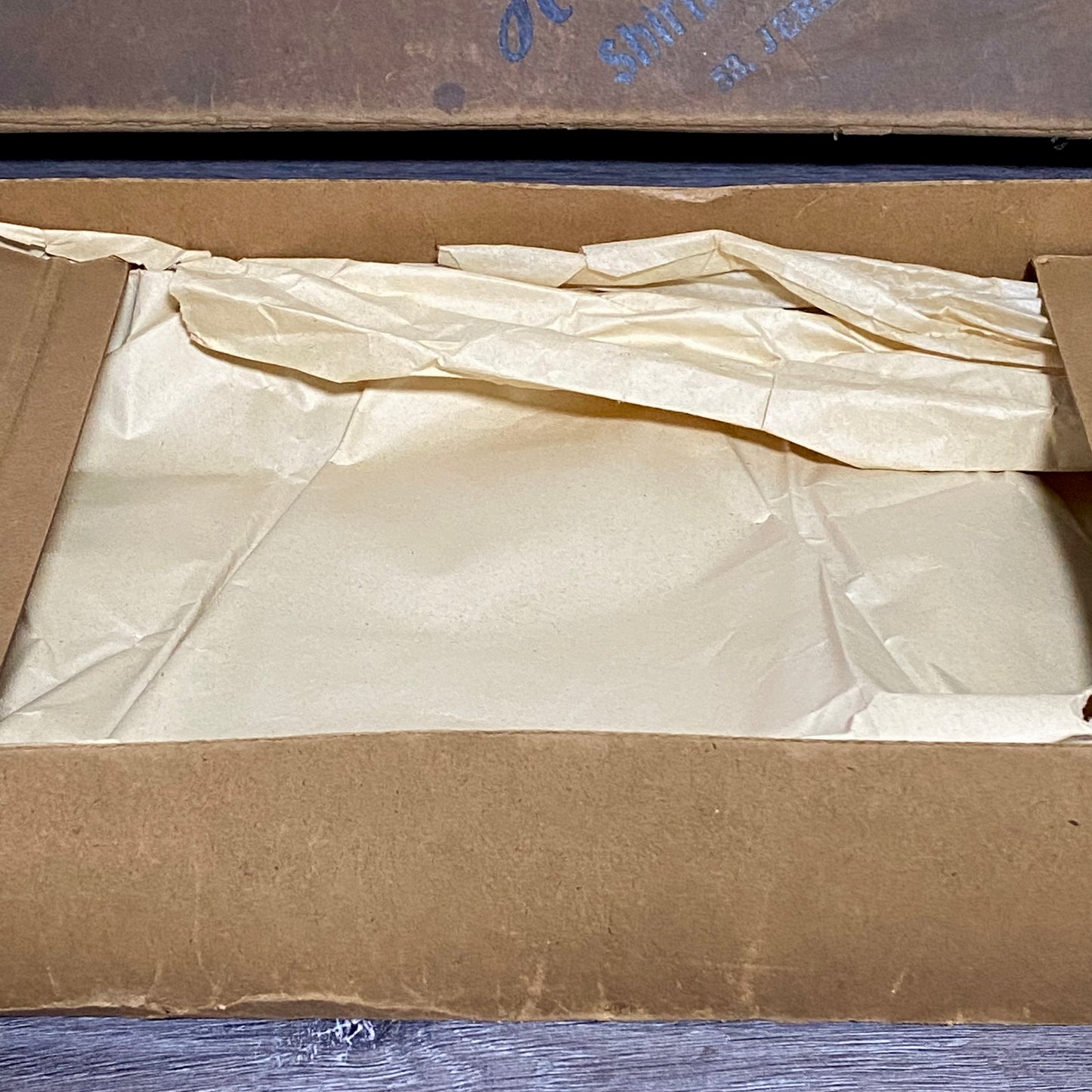 Vintage Hawes & Curtis Ltd London Empty Brown Box Shirtmakers Memorabilia Rare