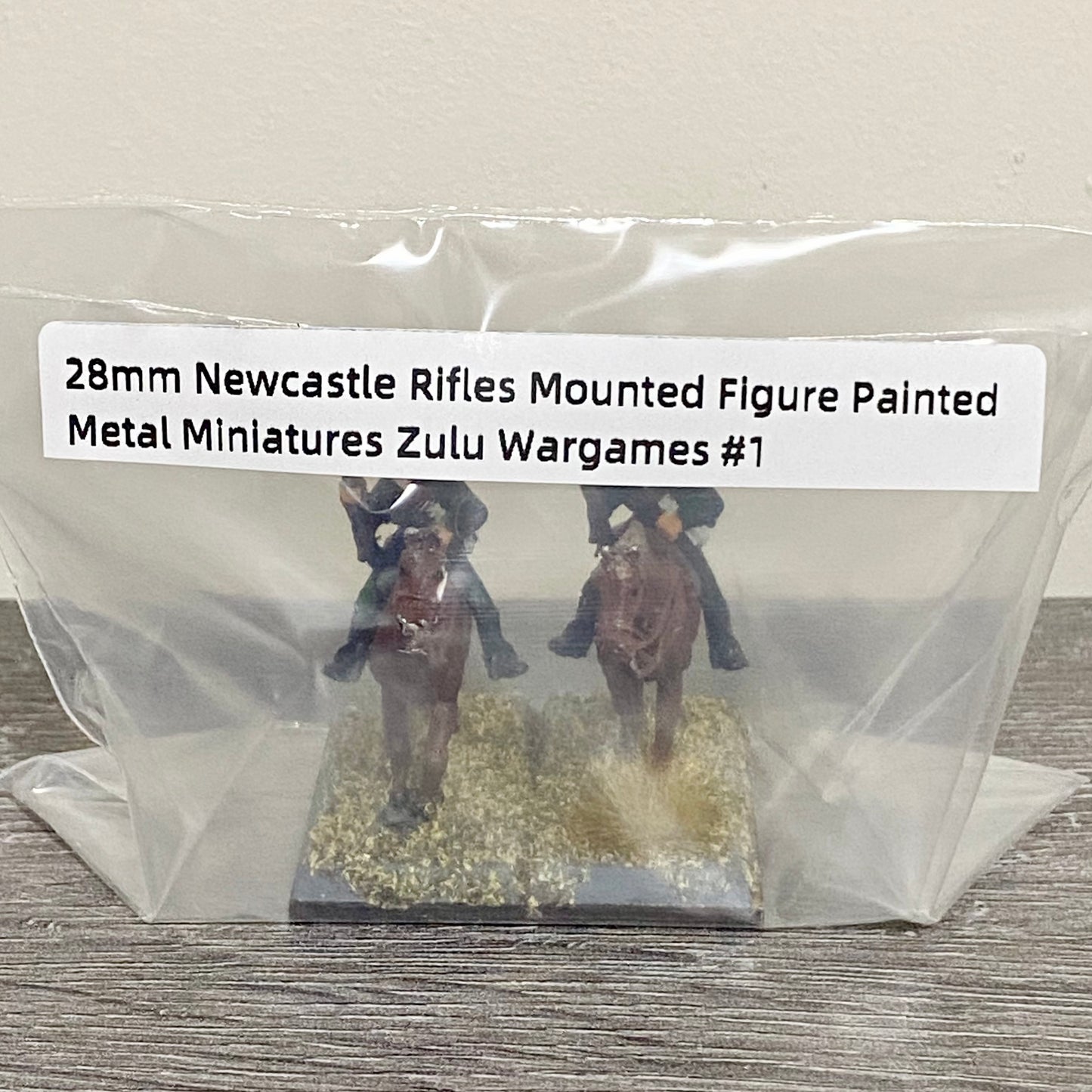 28mm Newcastle Rifles Mounted Figure Painted Metal Miniatures Zulu Wargames #1
