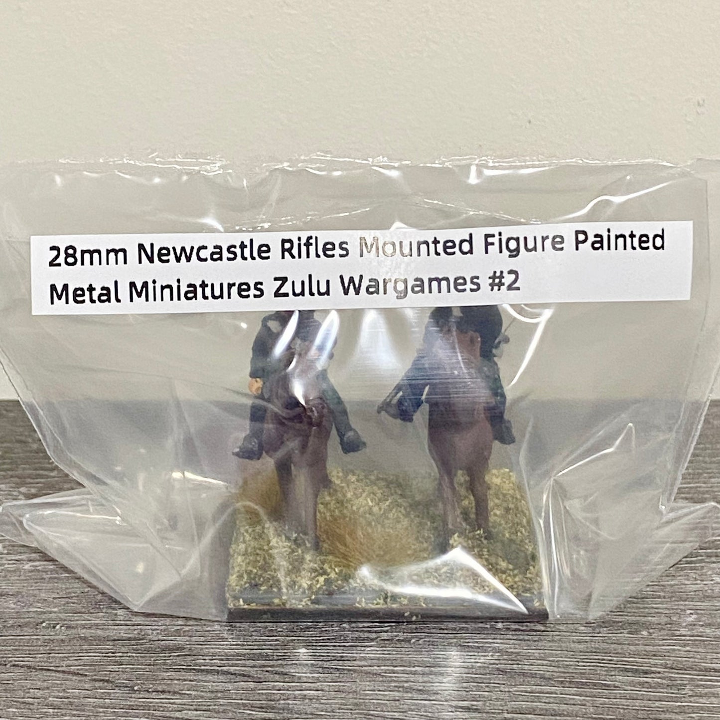 28mm Newcastle Rifles Mounted Figure Painted Metal Miniatures Zulu Wargames #2