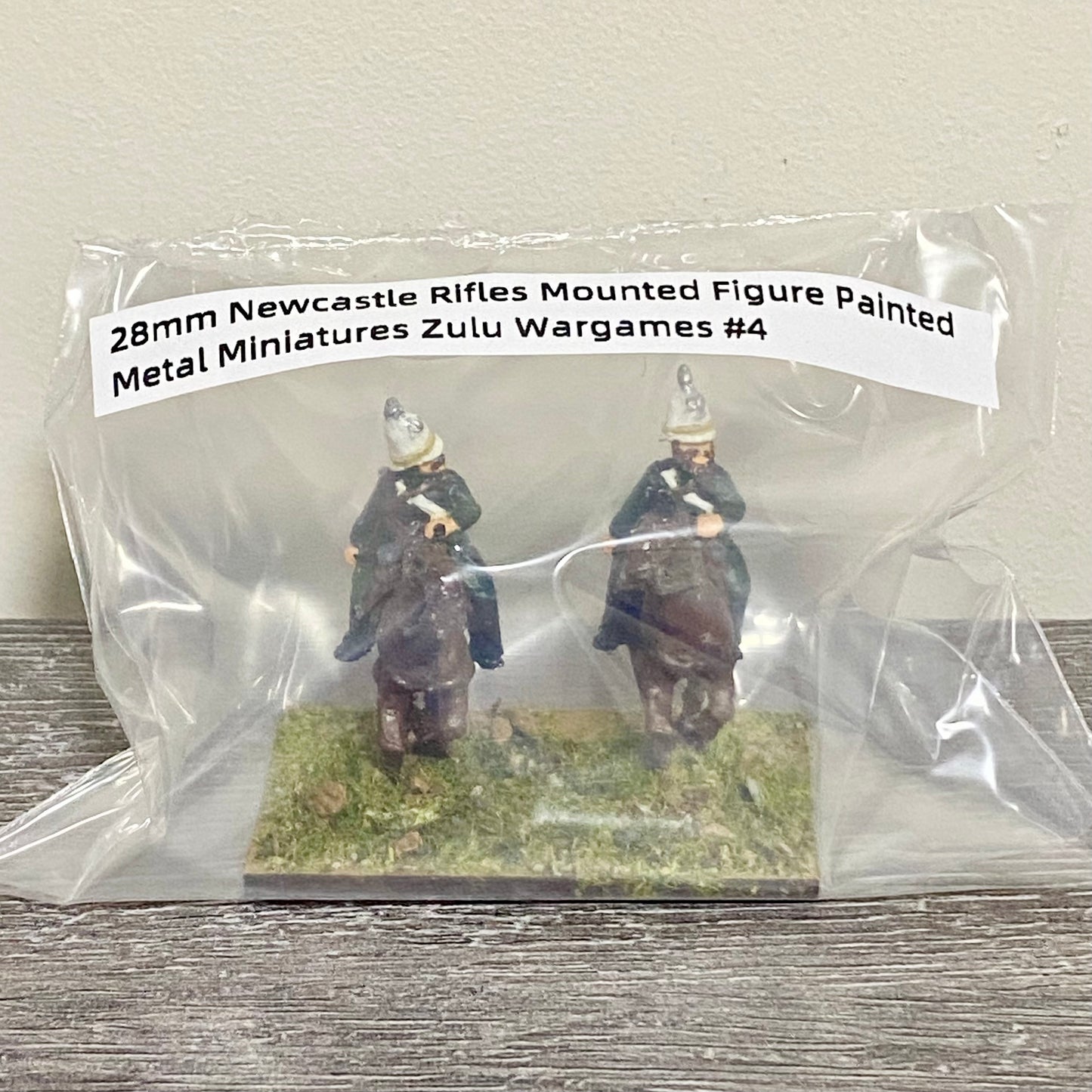 28mm Newcastle Rifles Mounted Figure Painted Metal Miniatures Zulu Wargames #4