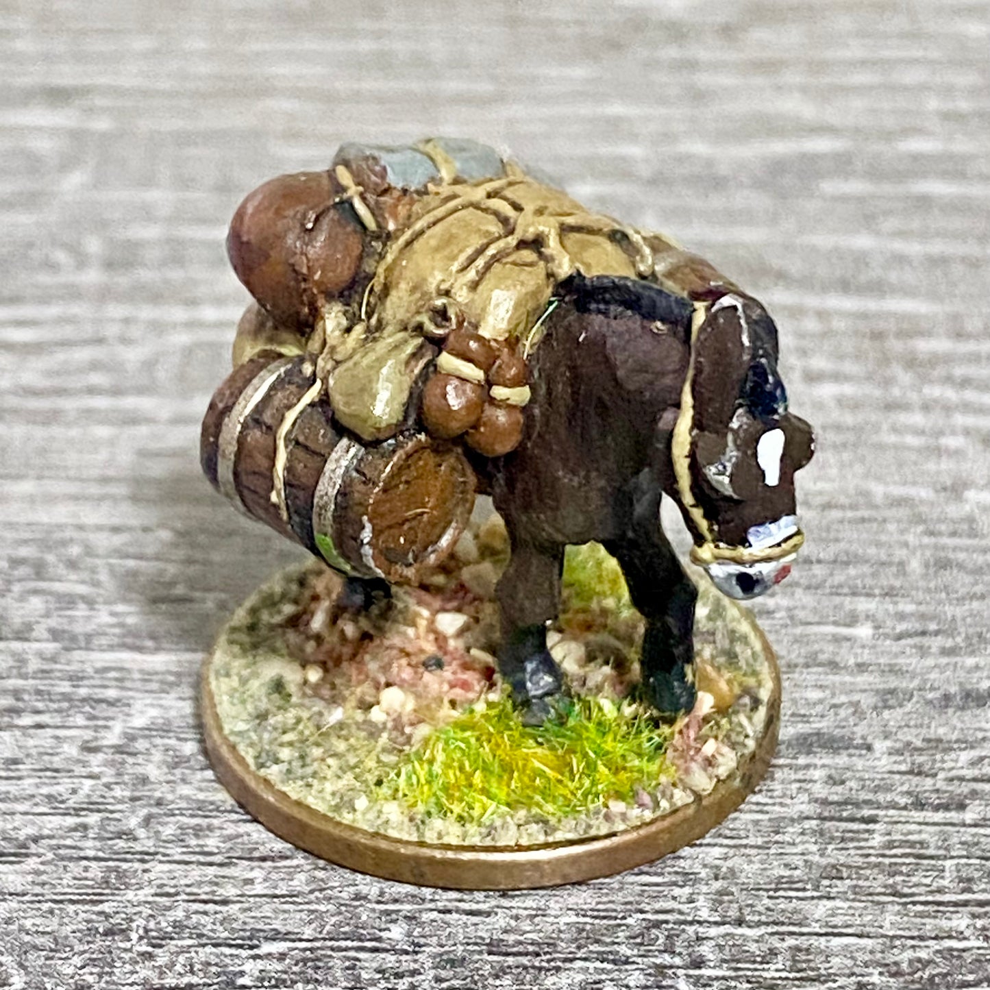 28mm British Newcastle Rifles Horse Figure Painted Metal Miniatures Wargames #12