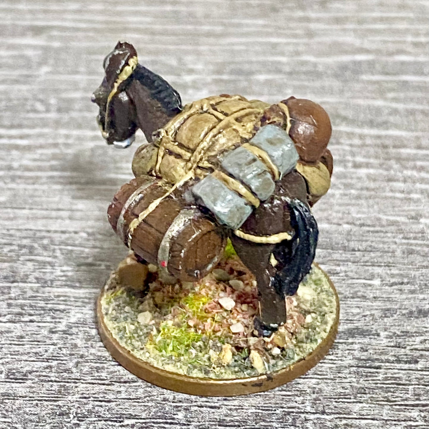 28mm British Newcastle Rifles Horse Figure Painted Metal Miniatures Wargames #12