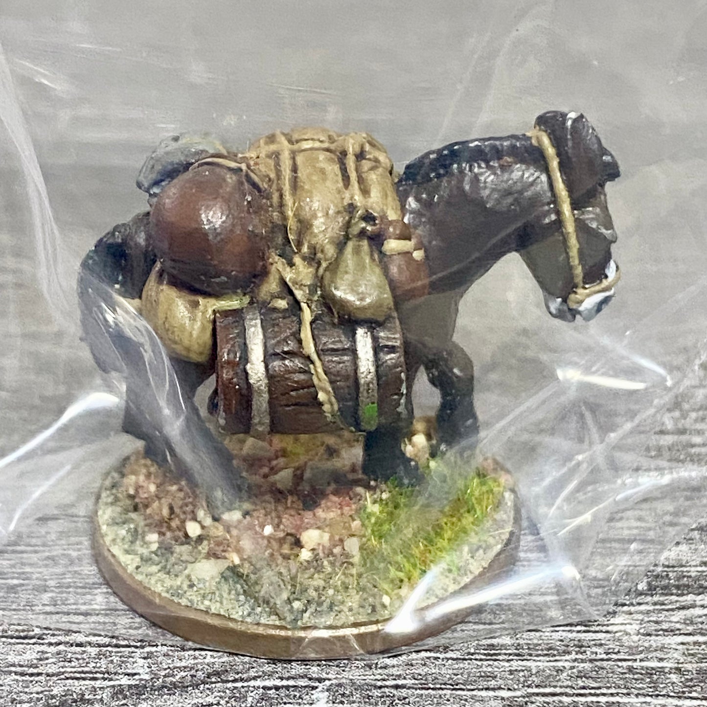 28mm British Newcastle Rifles Horse Figure Painted Metal Miniatures Wargames #12