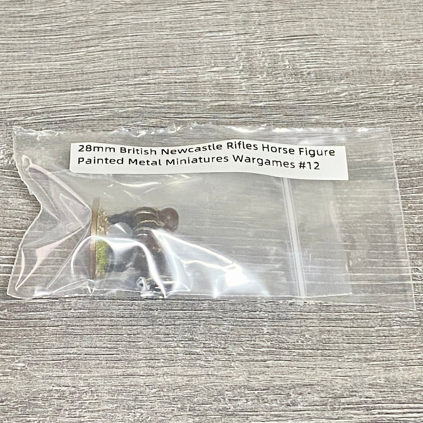 28mm British Newcastle Rifles Horse Figure Painted Metal Miniatures Wargames #12