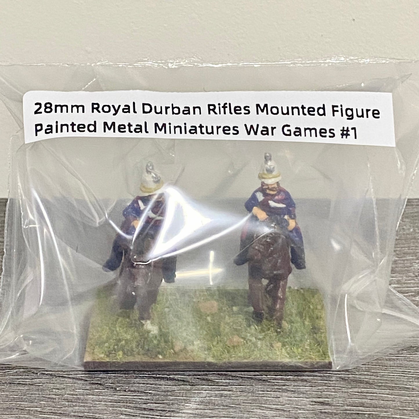 28mm Royal Durban Rifles Mounted Figure Painted Metal Miniatures War Games #1