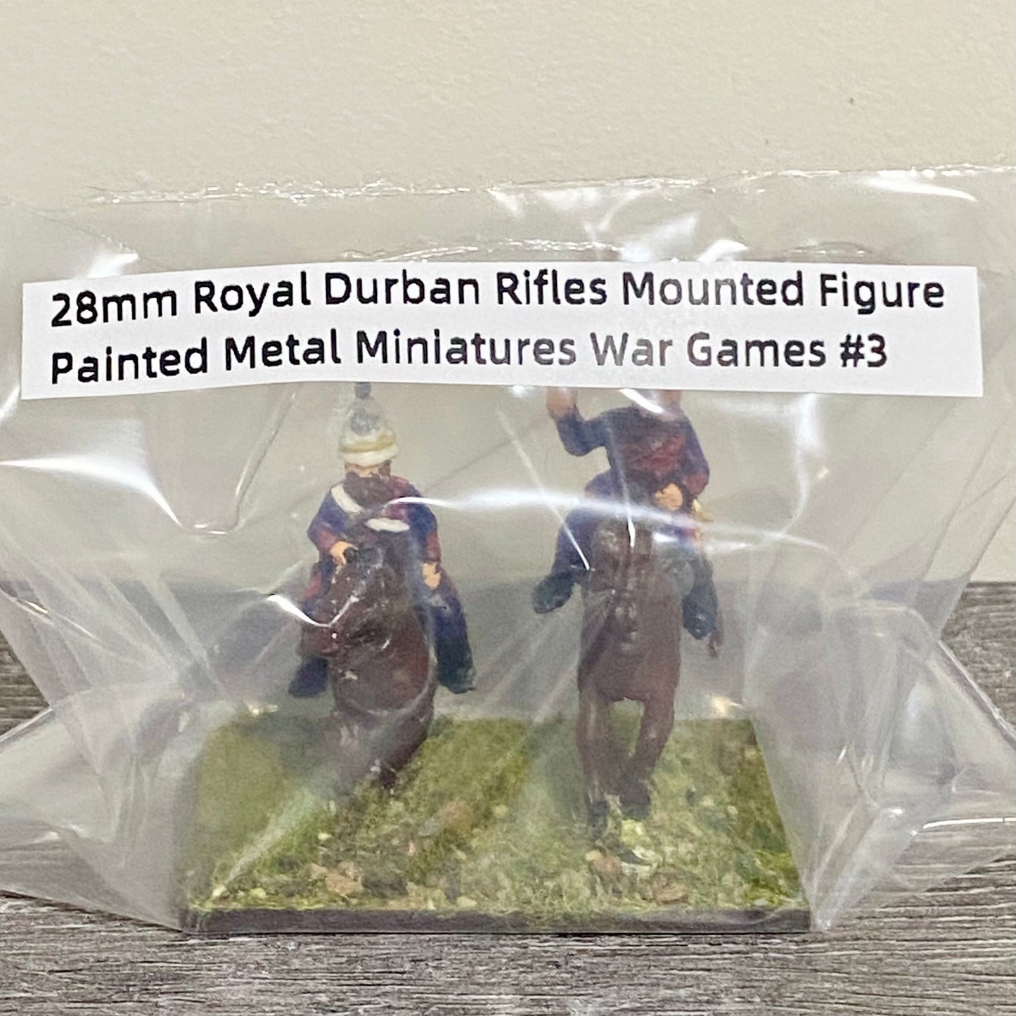 28mm Royal Durban Rifles Mounted Figure Painted Metal Miniatures War Games #3