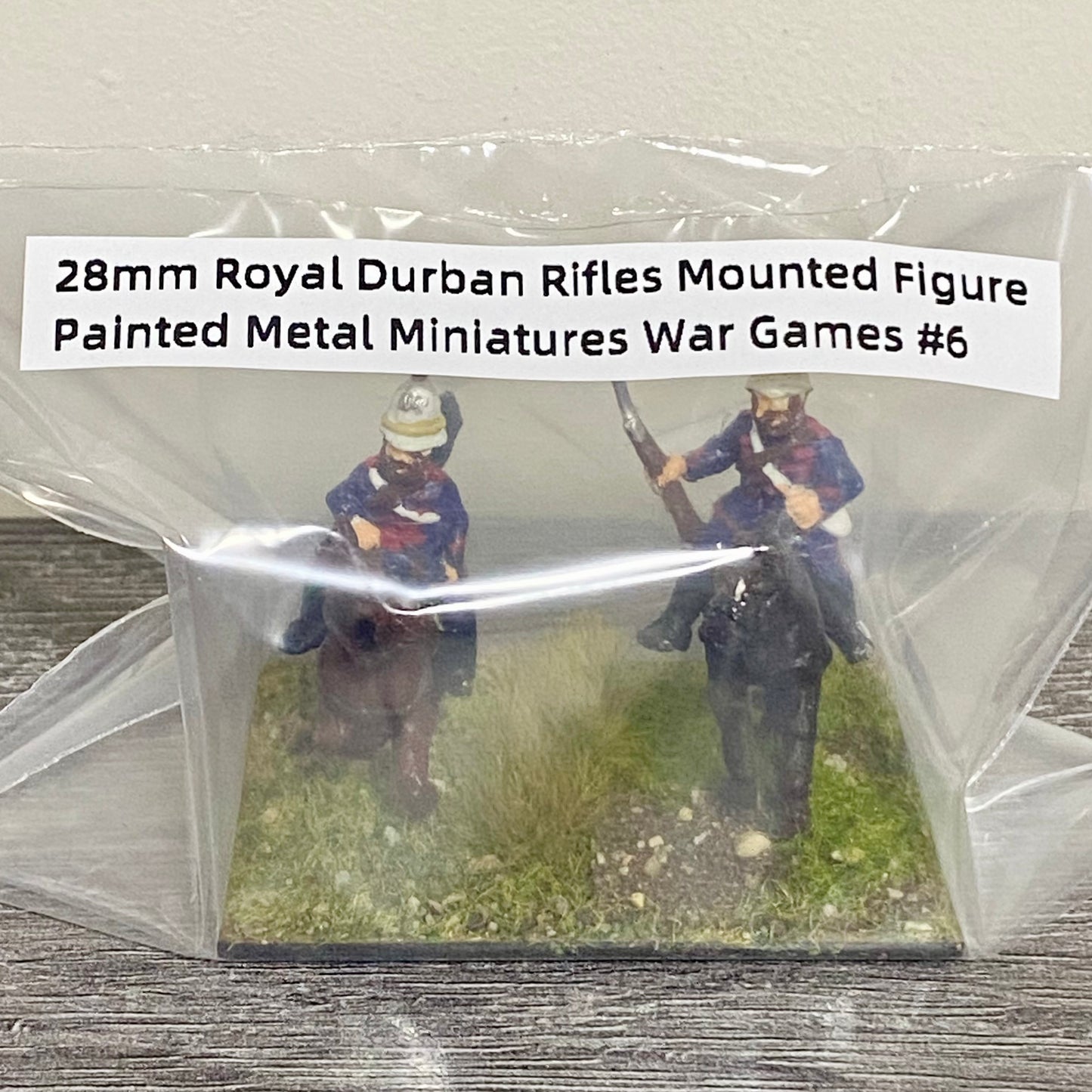 28mm Royal Durban Rifles Mounted Figure Painted Metal Miniatures War Games #6