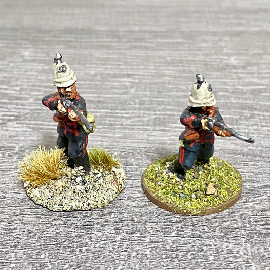 2x 28mm Royal Durban Rifles Figures Painted Metal Miniatures Zulu War Games #10