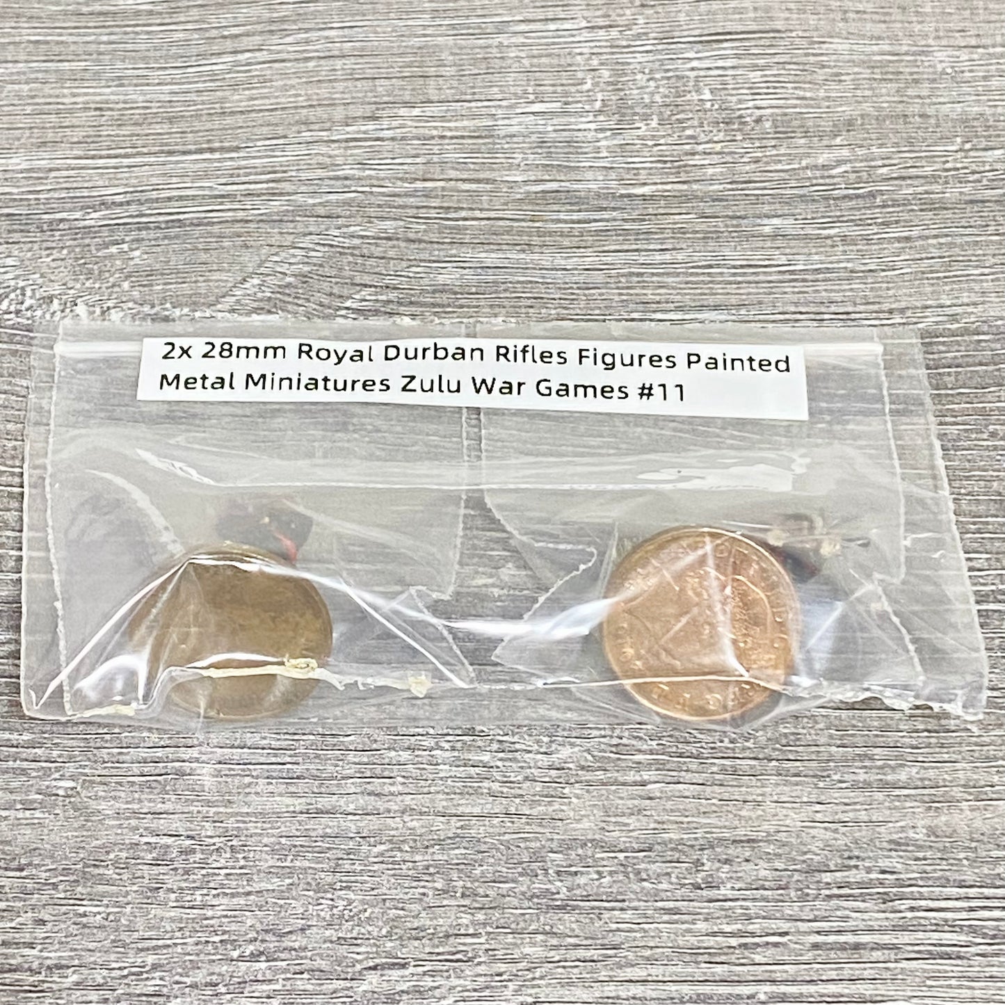 2x 28mm Royal Durban Rifles Figures Painted Metal Miniatures Zulu War Games #11