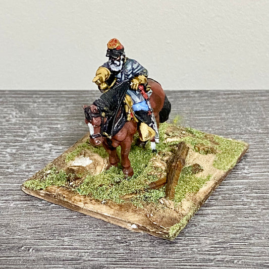 28mm ACW US Mounted Figure Scene Painted Metal Miniatures Wild West Wargames #1