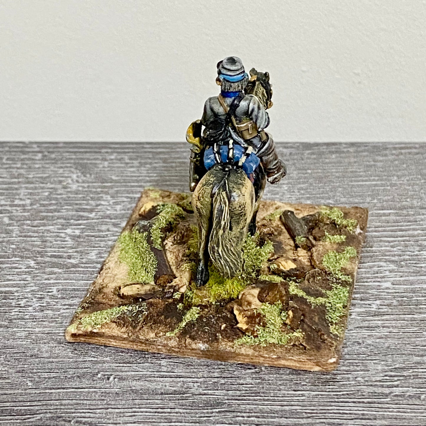 28mm ACW US Mounted Figure Scene Painted Metal Miniatures Wild West Wargames #2