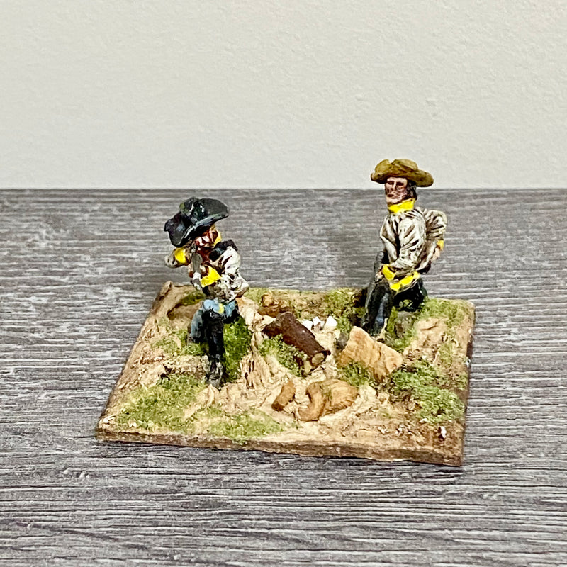 28mm ACW American US Fig Scene Painted Metal Miniatures Wild West Wargames #7